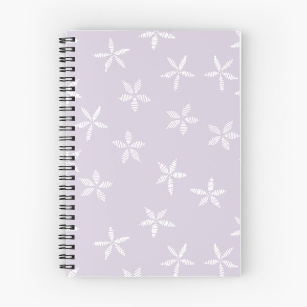 Item preview, satin flower - stitching lines - purple white designed and sold by Stephanie Fiona Design.