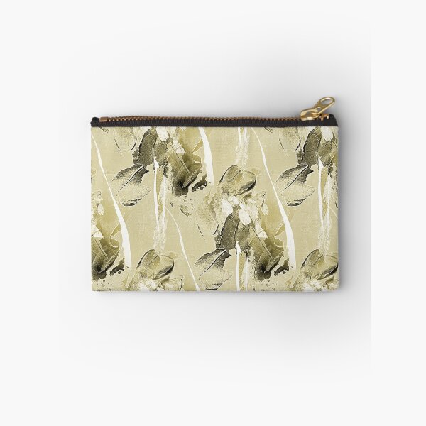 Item preview, Painterly Abstract Flowers on Pastel Beige designed and sold by Artistestella.
