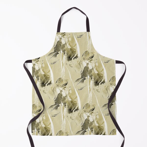Item preview, Painterly Abstract Flowers on Pastel Beige designed and sold by Artistestella.