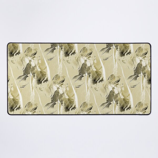 Item preview, Painterly Abstract Flowers on Pastel Beige designed and sold by Artistestella.