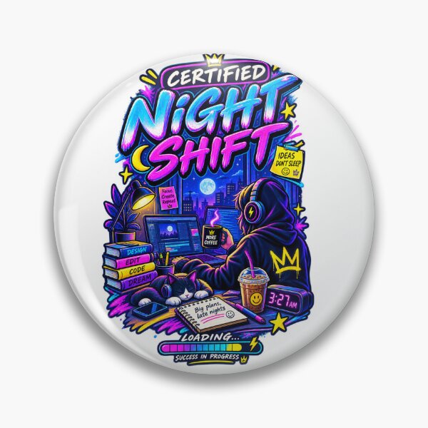 Item preview,  Certified Night Shift designed and sold by MohamedAbozaid1.