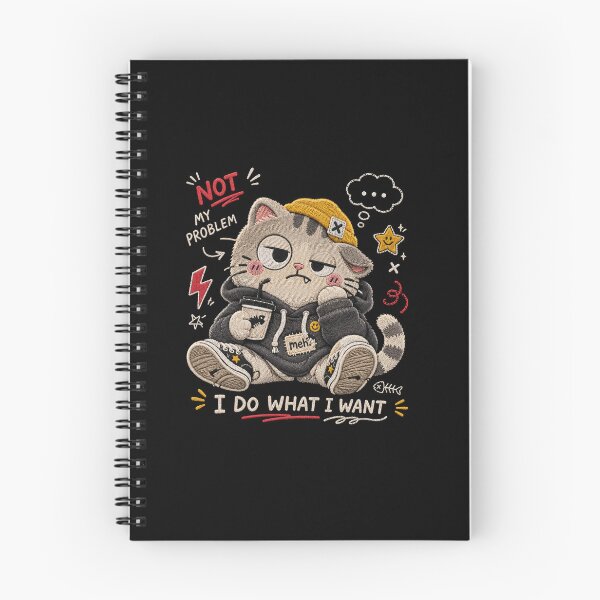 Item preview, Not My Problem Funny Sarcastic Kawaii Cat designed and sold by 0606PM.