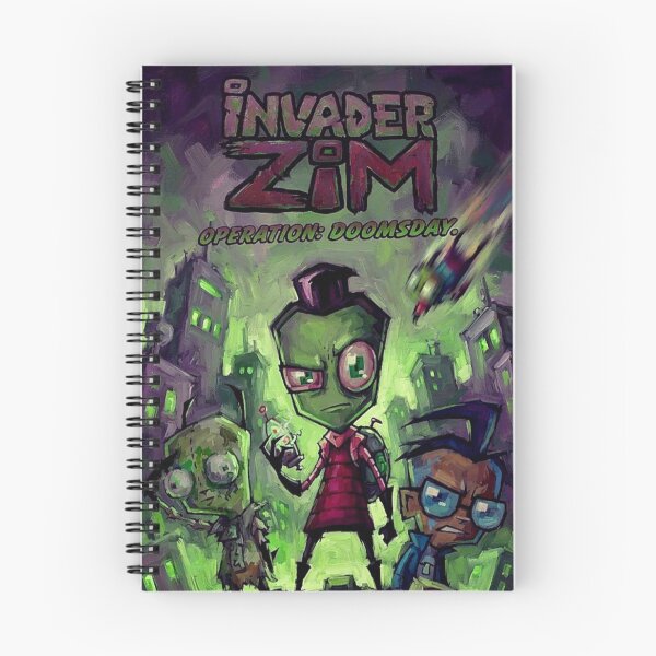 Item preview, Invader Zim Animated Sci-Fi Fine Art Tribute designed and sold by Art's Diner.