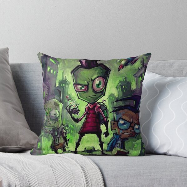 Item preview, Invader Zim Animated Sci-Fi Fine Art Tribute designed and sold by Art's Diner.
