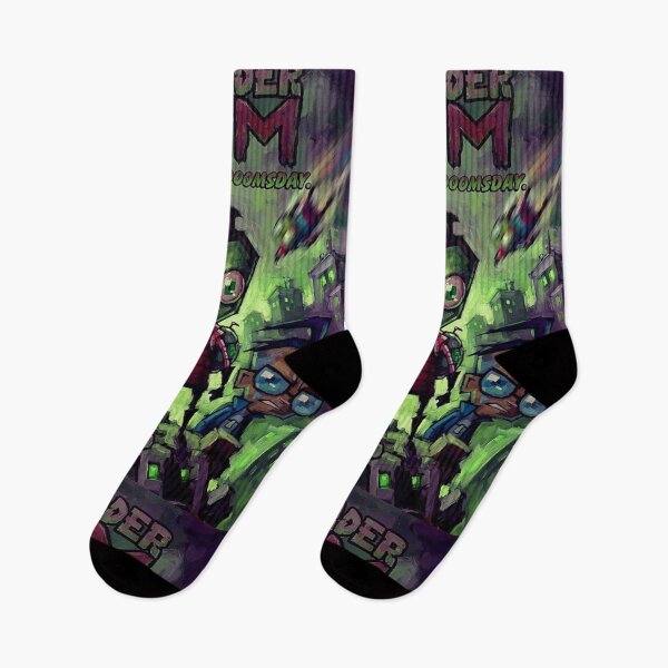 Item preview, Invader Zim Animated Sci-Fi Fine Art Tribute designed and sold by Art's Diner.