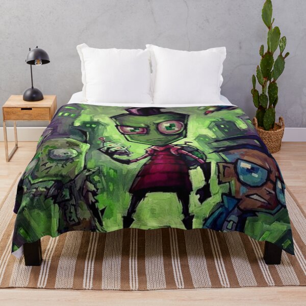 Item preview, Invader Zim Animated Sci-Fi Fine Art Tribute designed and sold by Art's Diner.