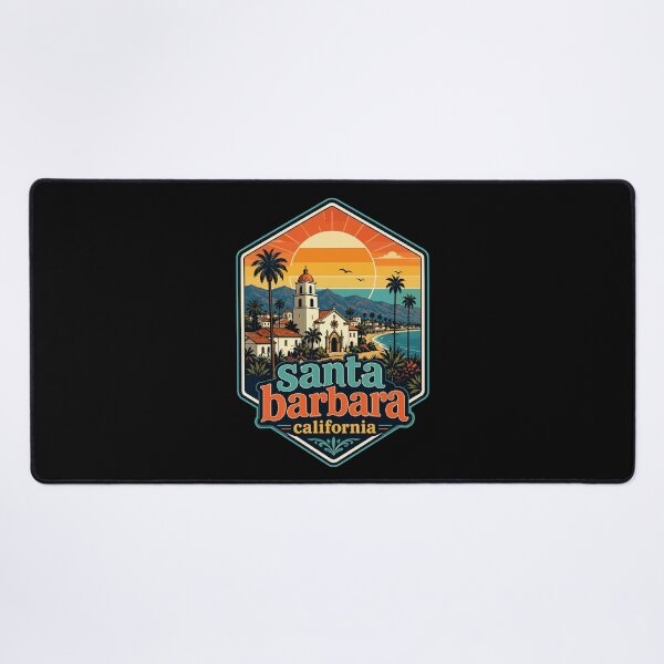 Item preview, Santa Barbara California Retro designed and sold by TomFrontierArt.