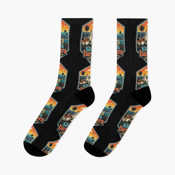 Item preview, Santa Barbara California Retro designed and sold by TomFrontierArt.