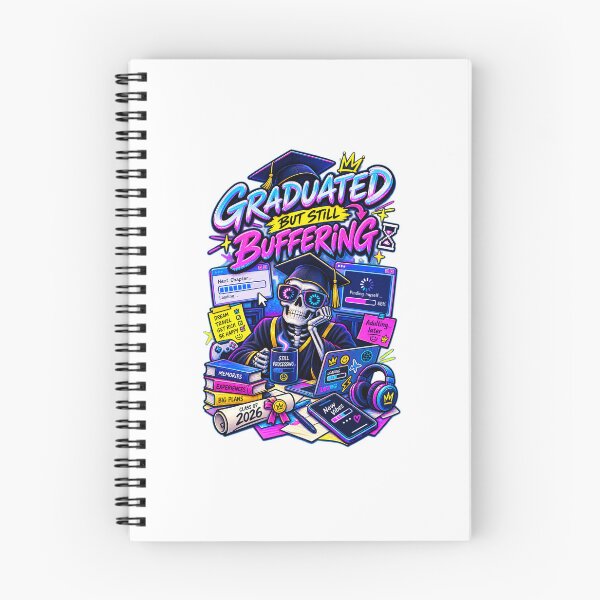 Item preview, Graduated But Still Buffering designed and sold by MohamedAbozaid1.