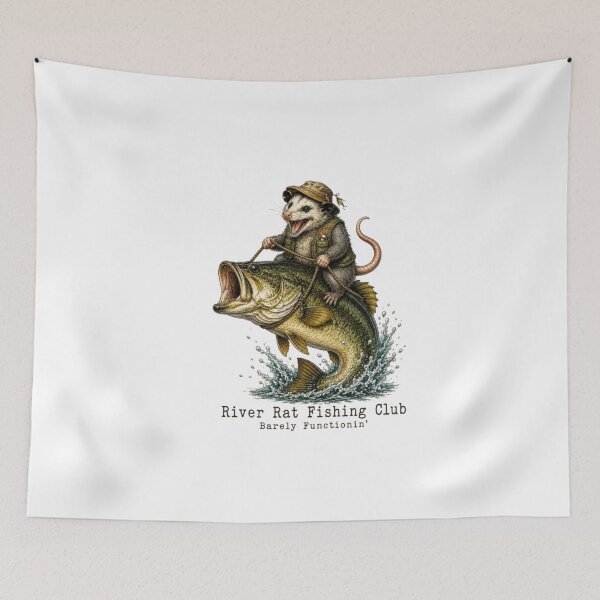 Item preview, River Rat Fishing Club - Barely Function designed and sold by Gbriel3.
