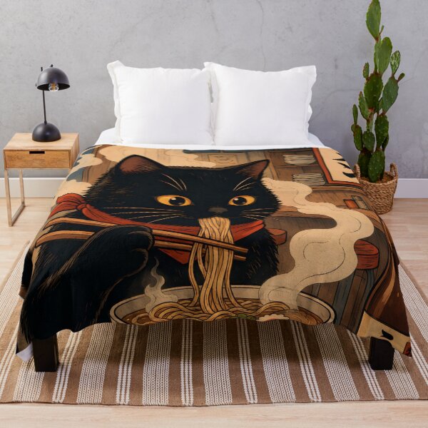 Item preview, Black Cat Ramen designed and sold by SchultzWaltons.