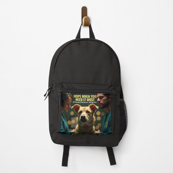 Item preview, Hope When You Need It Most Vet Poster: 24-7 Surgical Dog Hospital Canvas designed and sold by Creative-RE.