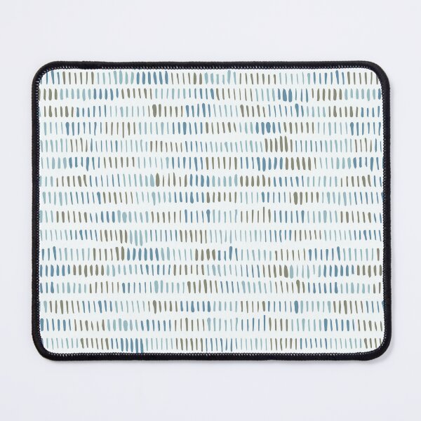 Item preview, whisp patter - stitching lines - white blue designed and sold by Stephanie Fiona Design.