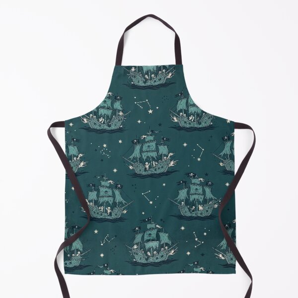 Item preview, Ghost Ships - Vintage Seamless Halloween Pattern designed and sold by inkaylindesign.