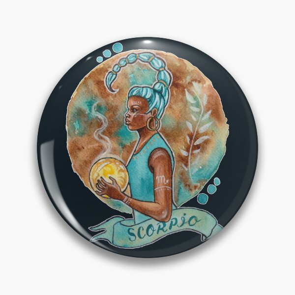 Item preview, Scorpio Zodiac Sign Celestial Water Element Magic Art designed and sold by esmavart.