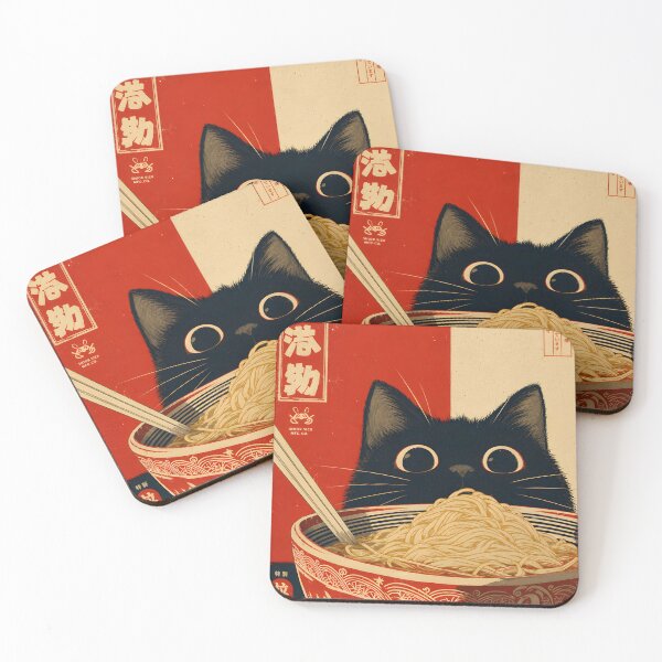Item preview, Japanese Ramen Cat designed and sold by SchultzWaltons.