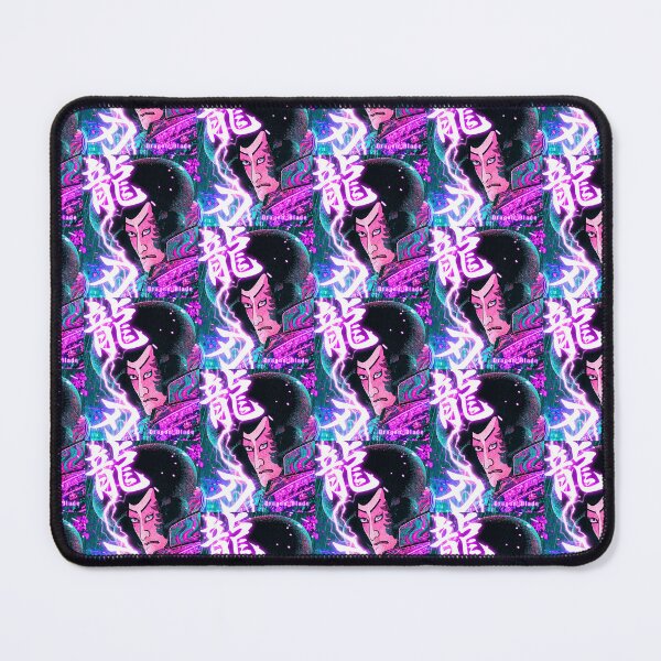 Item preview, Samurai Dragon Blade Illustration | Japanese Ukiyo-e Neon City | Hokusai-inspired designed and sold by RhymeArc.