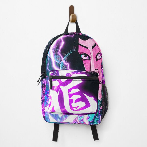 Item preview, Samurai Dragon Blade Illustration | Japanese Ukiyo-e Neon City | Hokusai-inspired designed and sold by RhymeArc.