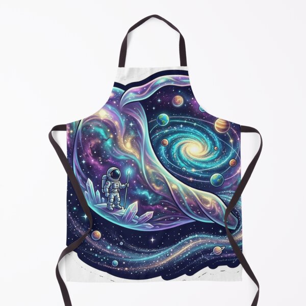 Item preview, Galaxy Shell Explorer — Astronaut Discovers Cosmic Conch Sticker designed and sold by RoyArt0.