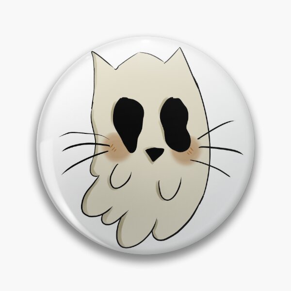 Item preview, Ghost kitten | Halloween illustration designed and sold by Halo Design.