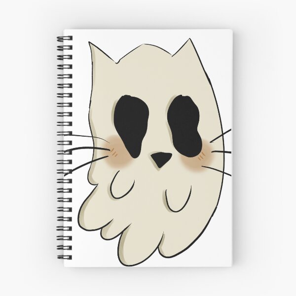 Item preview, Ghost kitten | Halloween illustration designed and sold by Halo Design.