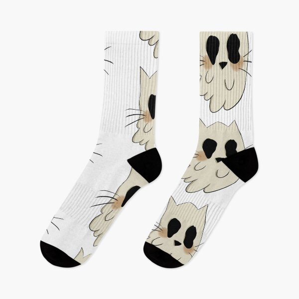 Item preview, Ghost kitten | Halloween illustration designed and sold by Halo Design.