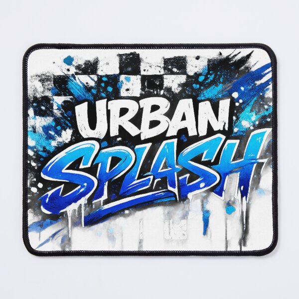 Item preview, Urban Splash: Blue Edition – Bold Graffiti Art Inspired by City Lights designed and sold by MaryvonLogg.