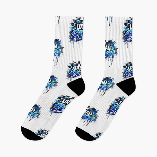 Item preview, Urban Splash: Blue Edition – Bold Graffiti Art Inspired by City Lights designed and sold by MaryvonLogg.