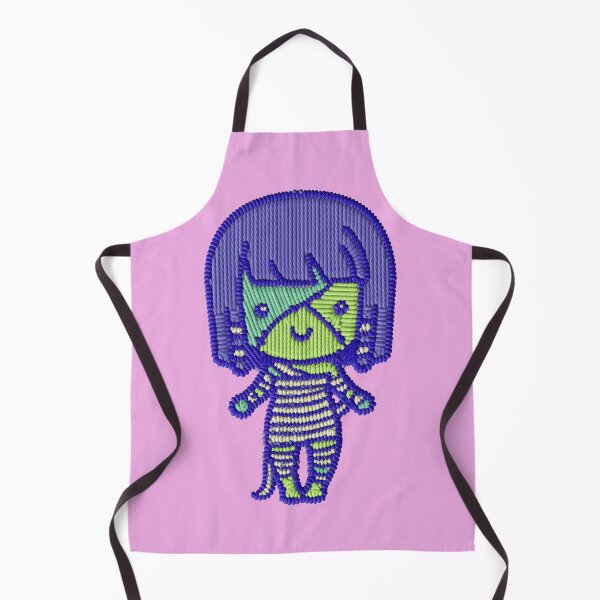 Item preview, Kawaii Zombie Girl Halloween Embroidery Patch Sticker designed and sold by · GAMING SOUL ·.