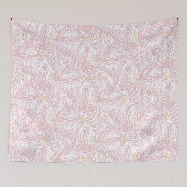 Item preview, stitchscape - stitching lines - pink white orange designed and sold by Stephanie Fiona Design.