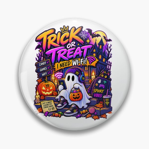 Item preview, Trick or Treat — I Need Wi-Fi designed and sold by MohamedAbozaid1.