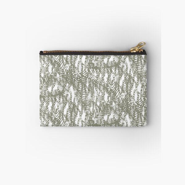 Item preview, stitchscape - stitching lines - green white designed and sold by Stephanie Fiona Design.