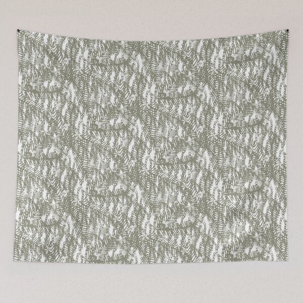 Item preview, stitchscape - stitching lines - green white designed and sold by Stephanie Fiona Design.