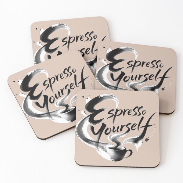 Item preview, Espresso Yourself – Funny Espresso Coffee Lover Quote designed and sold by ManggaeJM.