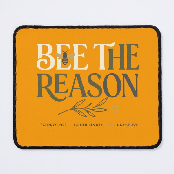 Item preview, Bee The Reason | Premium Bee Conservation Typography designed and sold by Amr Darwish Graphic designer.