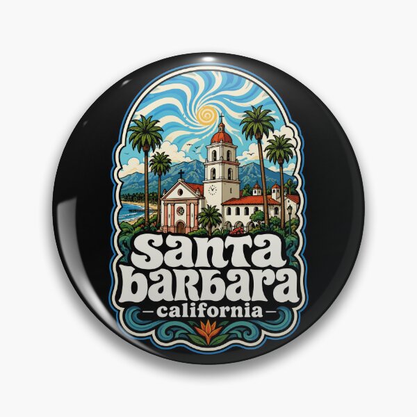 Artikelvorschau, Santa Barbara, kalifornische Küste entworfen und verkauft von TomFrontierArt.