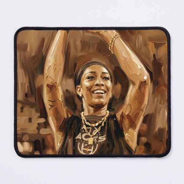 Item preview, Aja Wilson Oil Painting designed and sold by maretsad.