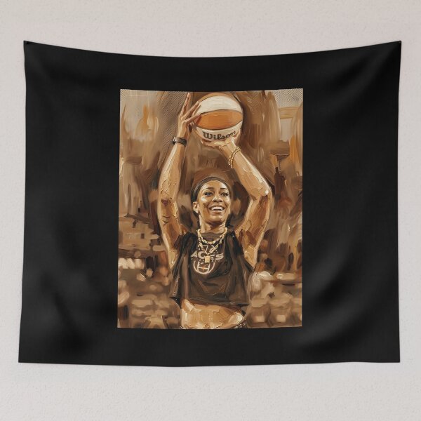 Item preview, Aja Wilson Oil Painting designed and sold by maretsad.
