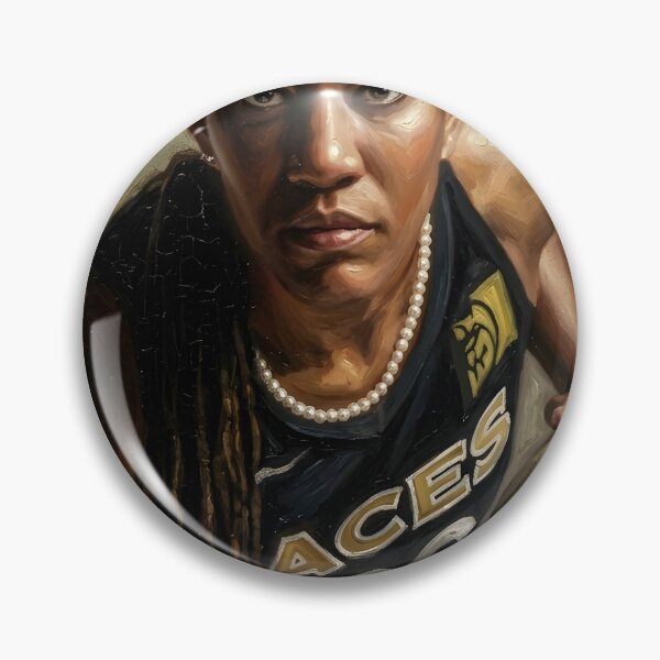 Item preview, Aja Wilson Oil Painting designed and sold by maretsad.
