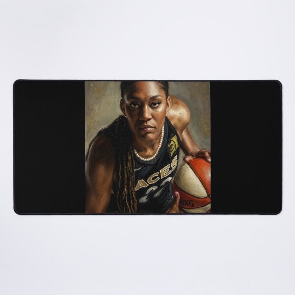 Item preview, Aja Wilson Oil Painting designed and sold by maretsad.