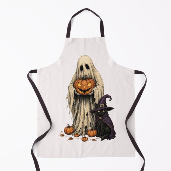 Item preview, SPOOKY GHOST AND CAT designed and sold by OskarTrendz.