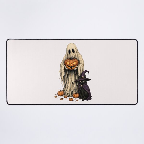 Item preview, SPOOKY GHOST AND CAT designed and sold by OskarTrendz.