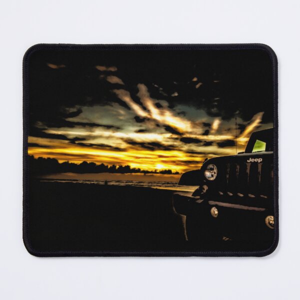 Item preview, Jeep Parked On Amelia Island Beach designed and sold by Sakura Stallion.