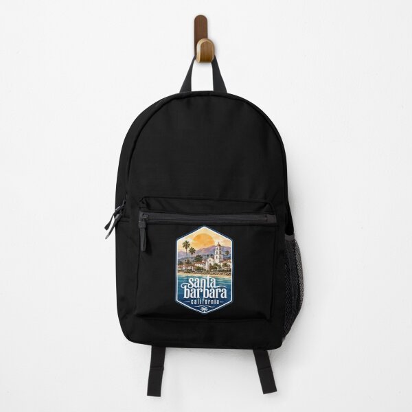 Item preview, Santa Barbara California USA Watercolor Travel designed and sold by TomFrontierArt.