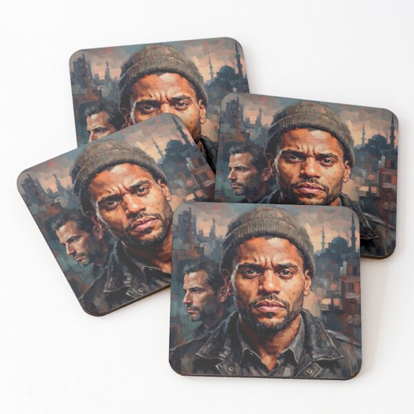 Item preview, Sleeper Cell Action Drama Fine Art Tribute designed and sold by Art's Diner.