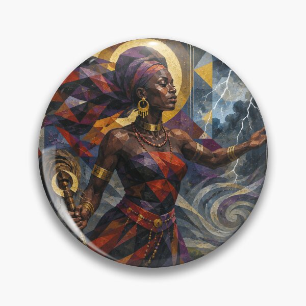 Item preview, West African Goddess Oya, Goddess of the Storm. designed and sold by GalleryKauffeld.