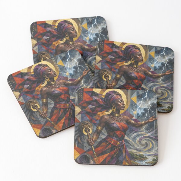 Item preview, West African Goddess Oya, Goddess of the Storm. designed and sold by GalleryKauffeld.