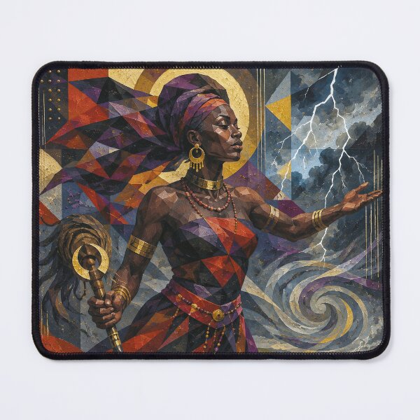 Item preview, West African Goddess Oya, Goddess of the Storm. designed and sold by GalleryKauffeld.