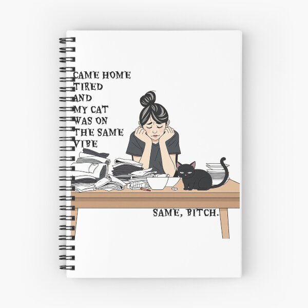 Artikelvorschau, Kam müde nach Hause und meine Katze war genauso drauf – dieselbe Zicke – Lustiges T-Shirt für schwarze Katzenmama entworfen und verkauft von MancanoCo.