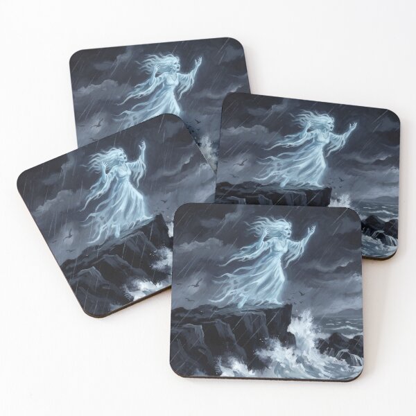 Item preview, The Banshee on the Cliff designed and sold by RedPeaStudio.